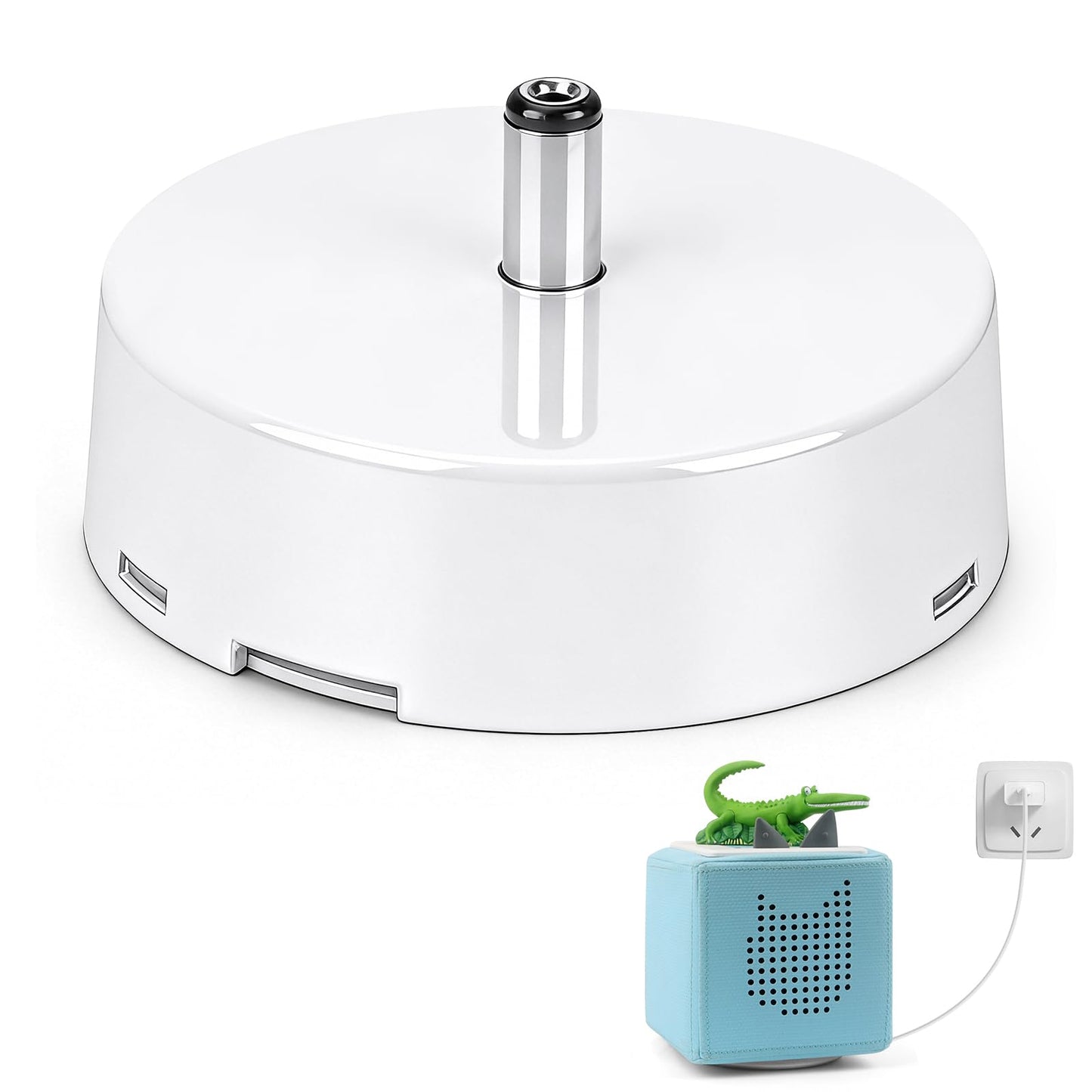 Kompatibel mit Tonies Wireless Charging Base – Verwandelt das Original-Ladegerät in eine Drop-and-Charge-Station, inkl. USB-Kabel