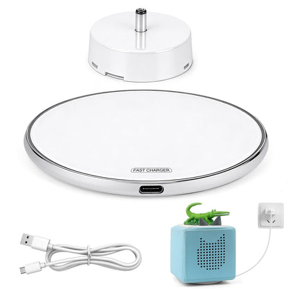 Kompatibel mit Tonies Wireless Charging Base – Verwandelt das Original-Ladegerät in eine Drop-and-Charge-Station, inkl. USB-Kabel