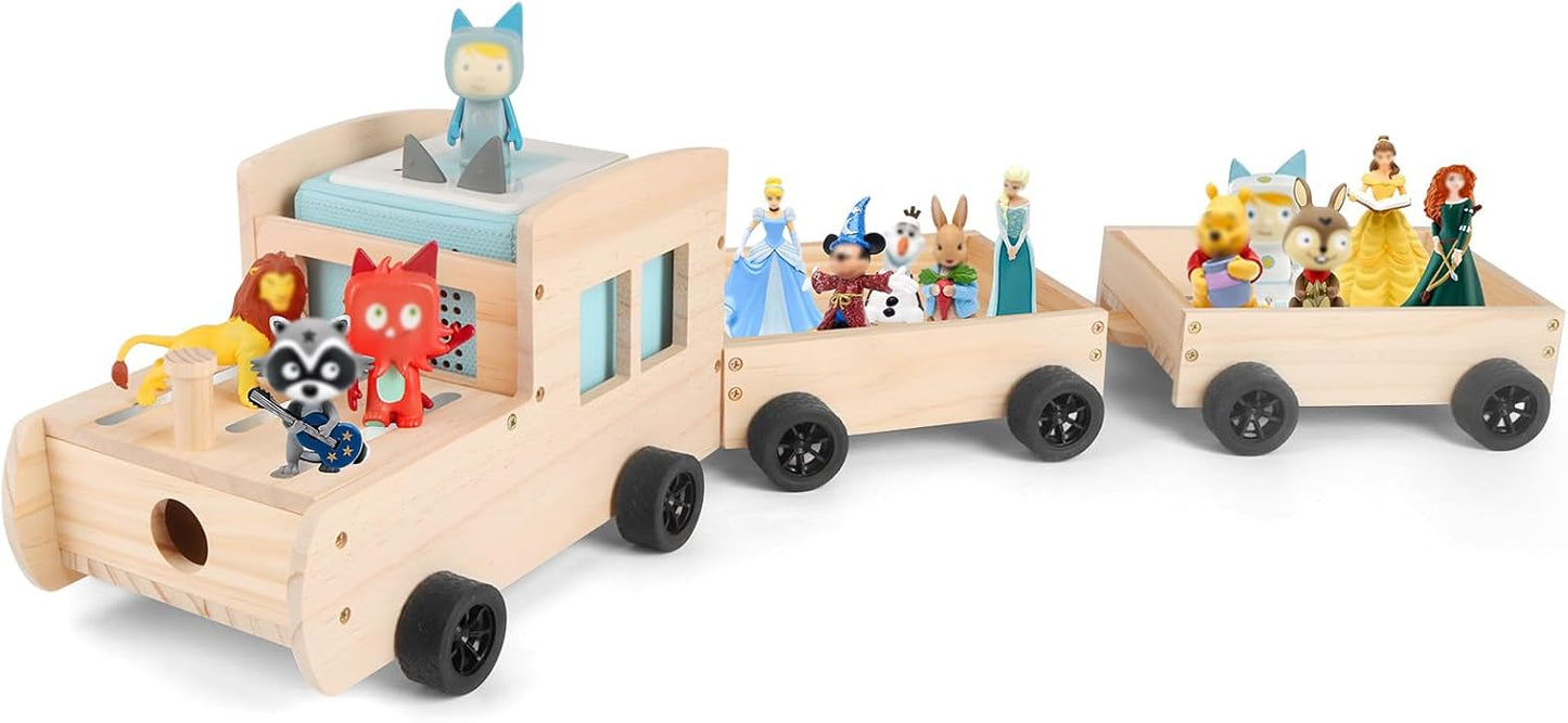 Holzaufbewahrungshänger kompatibel mit Tonies – Magnetisches Präsentationsregal