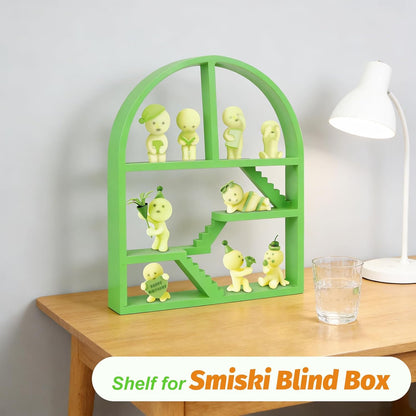 Ausstellungsregal für Smiski Mini Figuren – Im Dunkeln leuchtender Organizer-Ständer