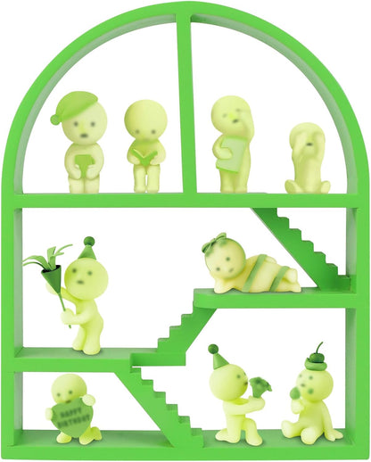 Ausstellungsregal für Smiski Mini Figuren – Im Dunkeln leuchtender Organizer-Ständer