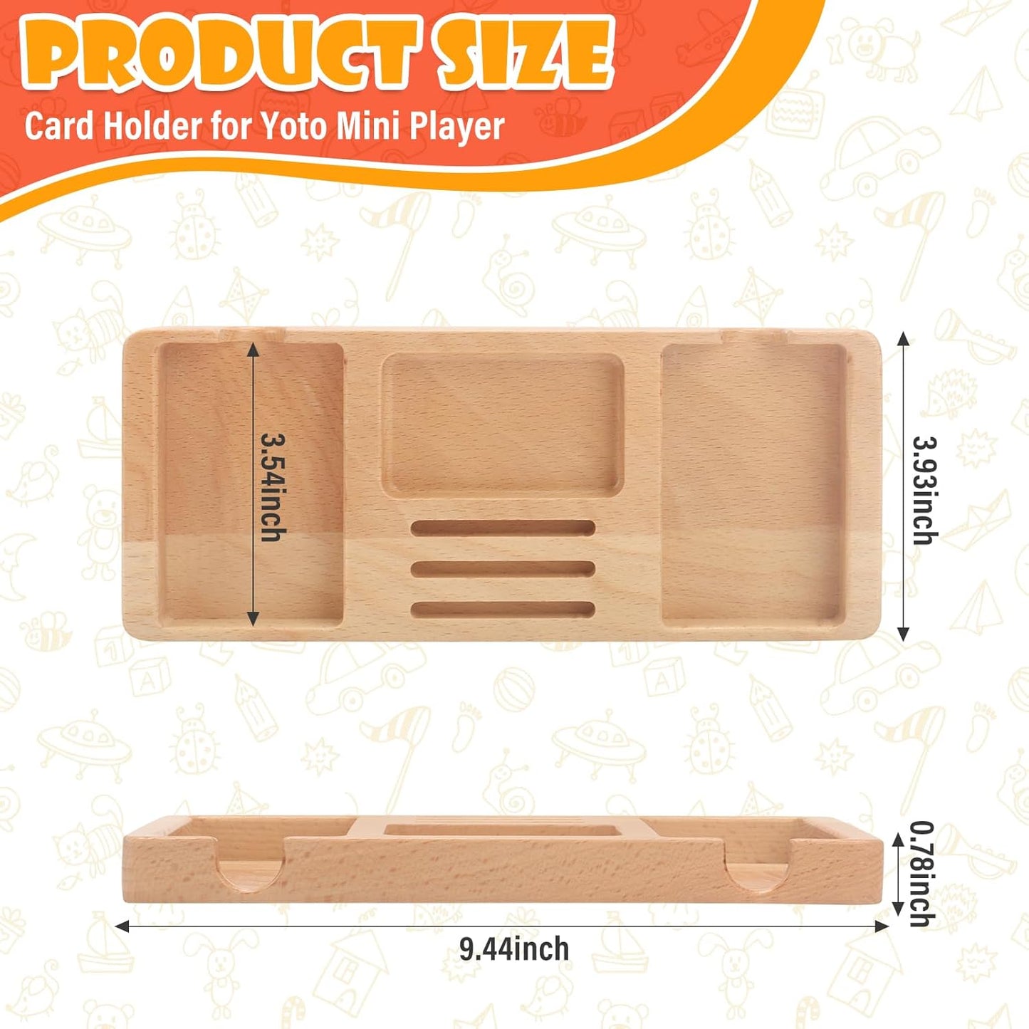 Card Holder for Yoto Mini – 5 Slots for Yoto Cards