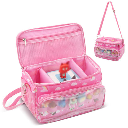 Transporttasche kompatibel mit Tonies – Pink | Passend für Toniebox 1 & 2, Tonies & Starterset