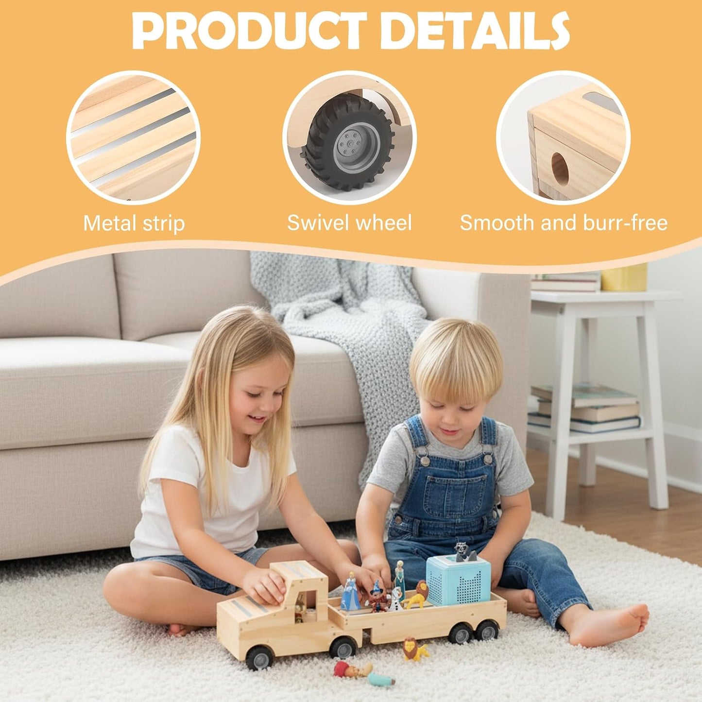 Truck Tonie Storage Shelf – Play & Store