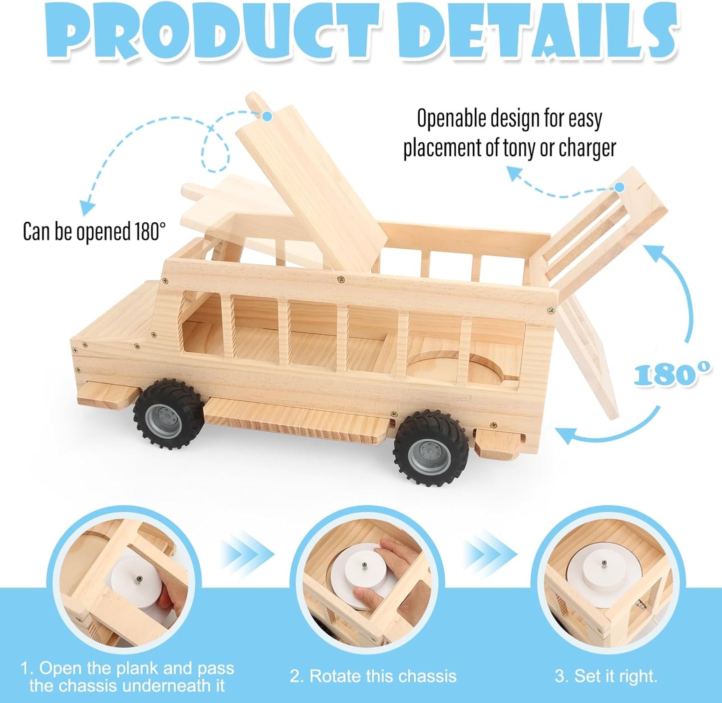 Display Shelf Compatible with Tonies with Adhesive Metal Plates – Holds 35 Figures