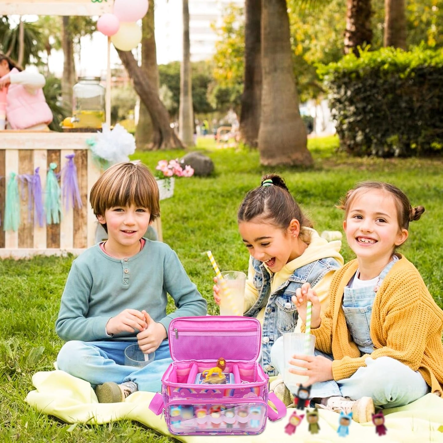 Transporttasche kompatibel mit Tonies – Pink | Passend für Toniebox 1 & 2, Tonies & Starterset