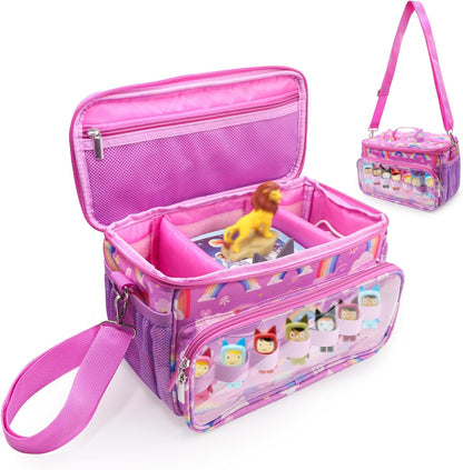 Transporttasche kompatibel mit Tonies – Pink | Passend für Toniebox 1 & 2, Tonies & Starterset